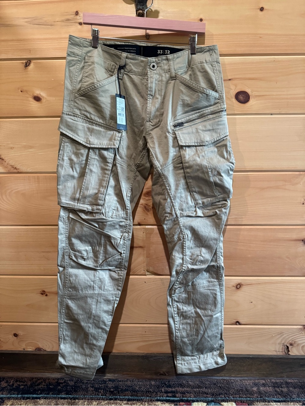 G-Star Men's Cargo Pants in Khaki